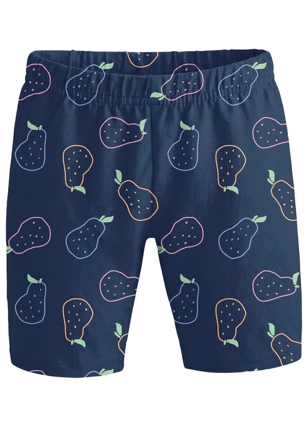 Brandili - Bermuda Infantil Cotton Borboletas Azul