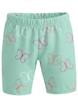 Brandili - Bermuda Infantil Cotton Borboletas Verde - BRANDILI