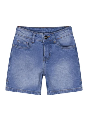 Lilica Ripilica - Bermuda Jeans Infantil Feminina Azul - LILICA RIPILICA