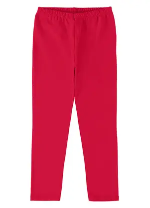 Rovi Kids - Calça Infantil Cotton Menina Vermelho - ROVI KIDS