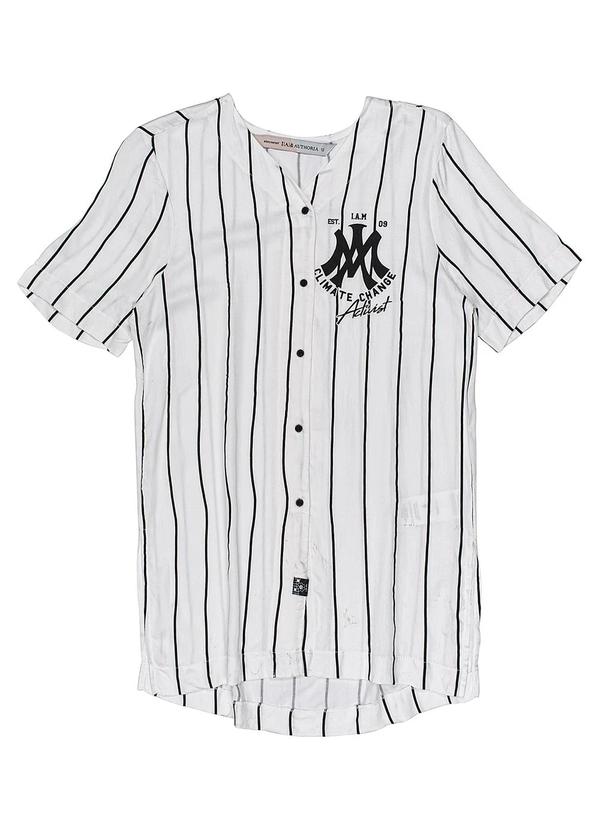 I Am - Camisa Beiseboll I Am Branco 4