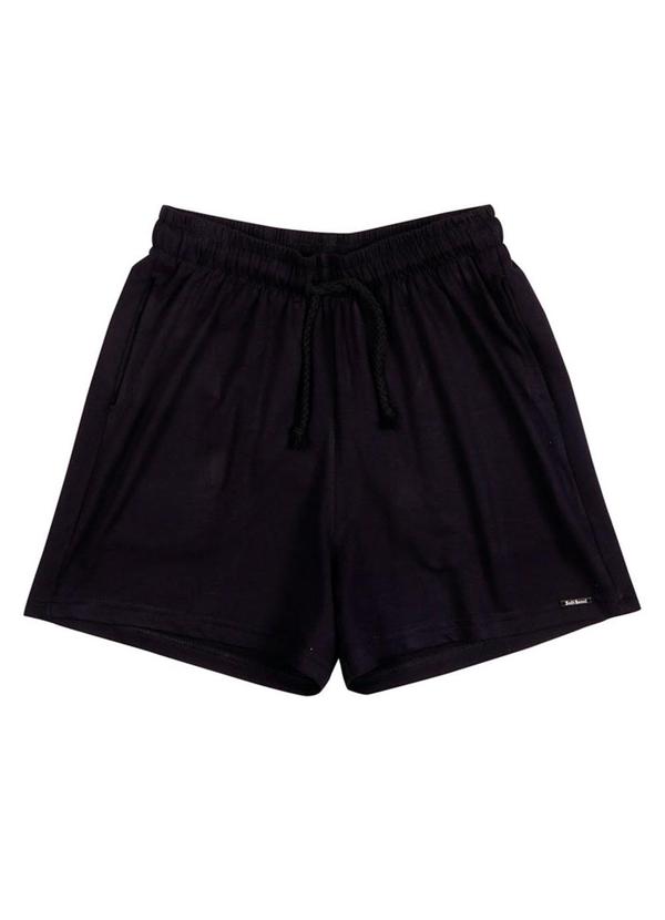 Soft Bonni - Cropped Moletinho Preto