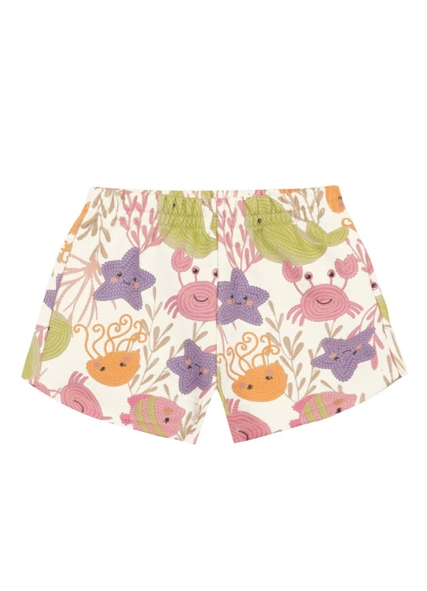 Brandili - Kit Infantil Menina com 3 Shorts Sortidos 2