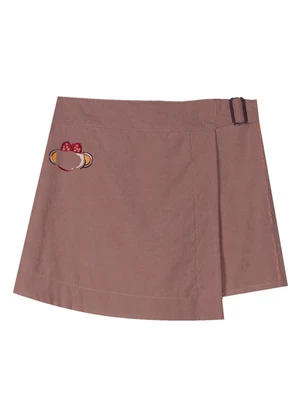 Lilica Ripilica - Saia Infantil Feminina Marrom - LILICA RIPILICA
