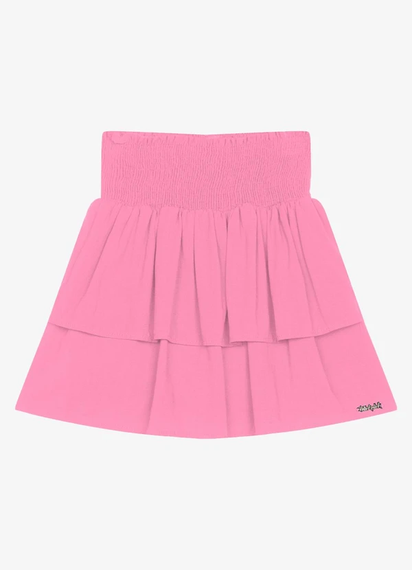 Trick Nick - Saia Infantil Viscose Babados Rosa