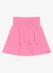 Trick Nick - Saia Infantil Viscose Babados Azul - variação: Rosa