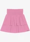 Trick Nick - Saia Infantil Viscose Babados Azul - variação: Rosa