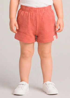 Marlan - Short 100% Algodão com Bolsos Rosa - MARLAN