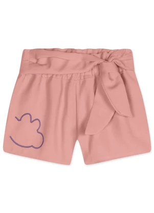 Lilica Ripilica - Short Alfaiataria Feminino Bebê Rosa - LILICA RIPILICA