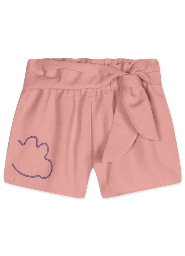 Lilica Ripilica - Short Alfaiataria Feminino Bebê Rosa