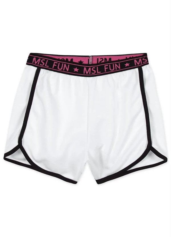 Marisol - Short Alfaiataria Infantil Menino Branco