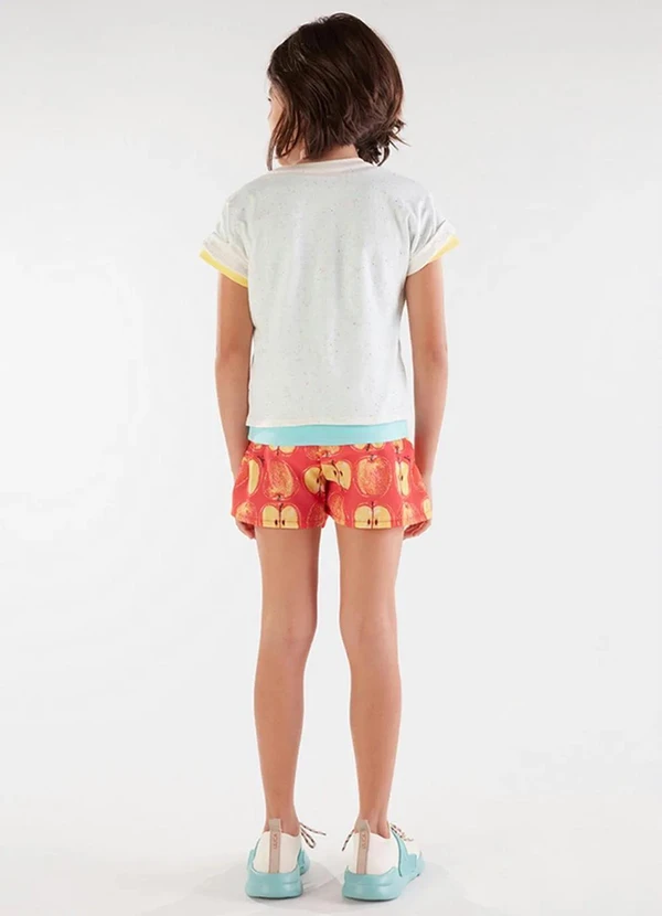 Lilica Ripilica - Short Antiviral Infantil MeninaVermelho 5