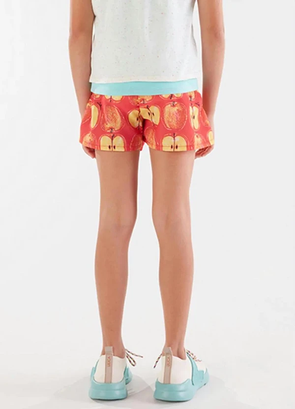 Lilica Ripilica - Short Antiviral Infantil MeninaVermelho 6