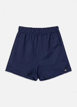 Bimbi - Short Básico de Moletom Marinho Marinho - BIMBI