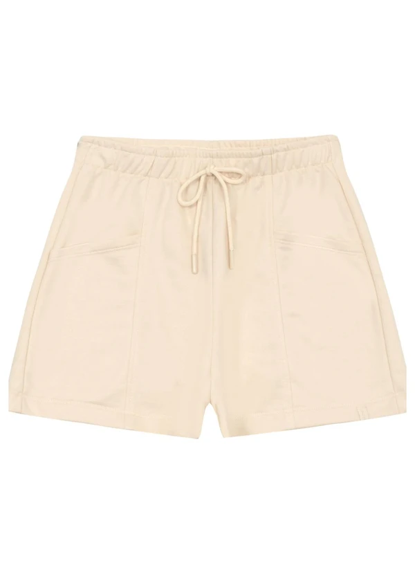 Gloss - Short Básico em Moletom para Menina Gloss Bege