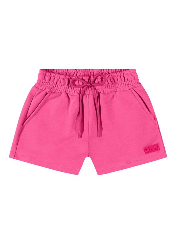 Quimby - Short Básico em Moletom para Menina Rosa