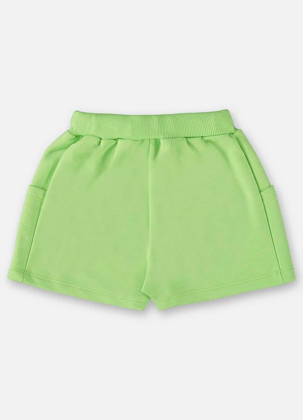 Up Baby - Short Básico Infantil para Menina Verde 2