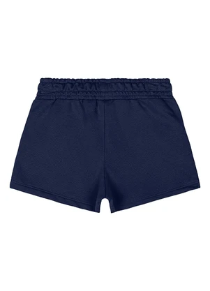 Quimby - Short Básico Moletom Menina Azul - QUIMBY