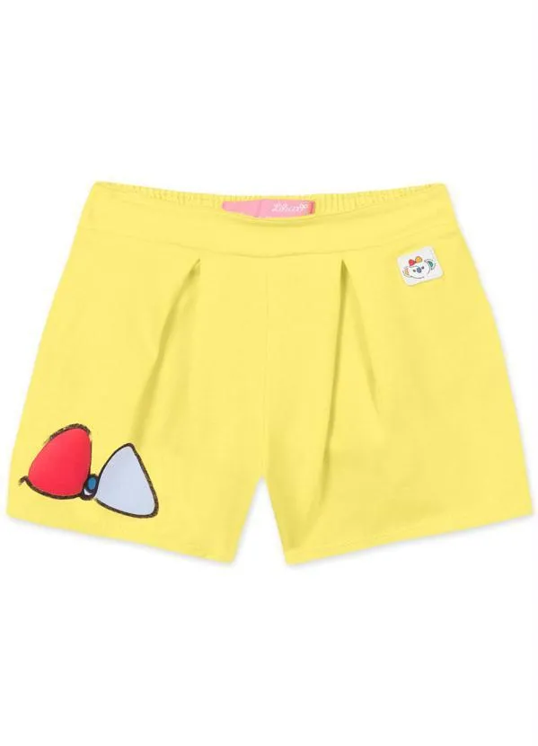 Lilica Ripilica - Short Bebê MeninaAmarelo
