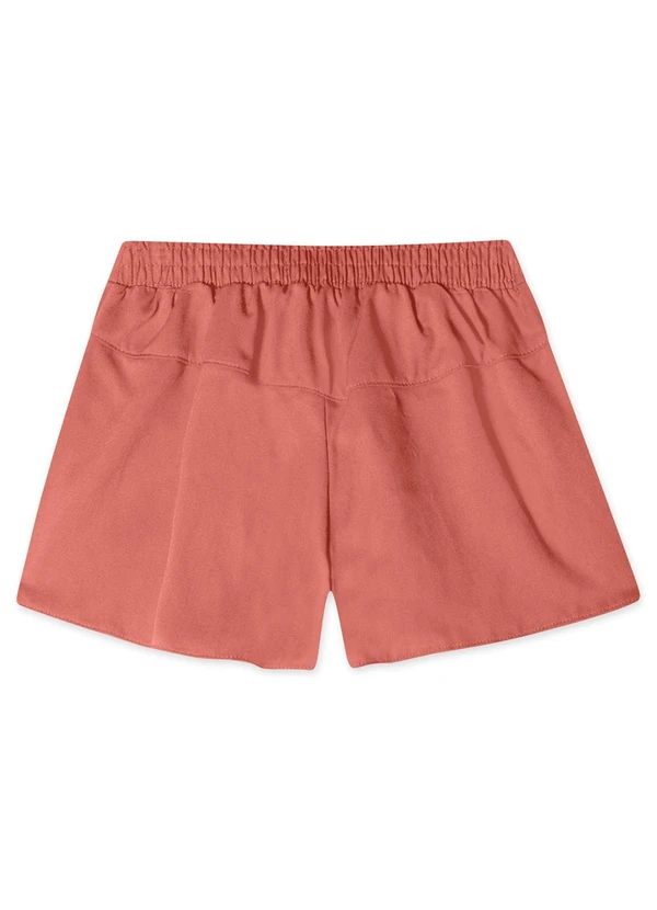 Lilica Ripilica - Short Bebê Feminino Laranja 2