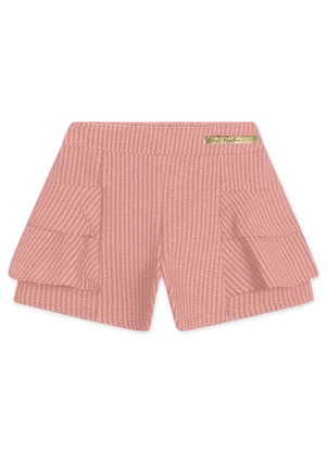 Lilica Ripilica - Short Bebê Feminino Rosa - LILICA RIPILICA