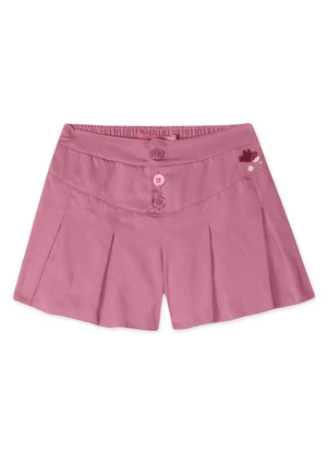 Lilica Ripilica - Short Bebê Feminino Rosa - LILICA RIPILICA