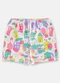 Up Baby - Short Bebê Menina em Suedine Rosa - variação: Branco