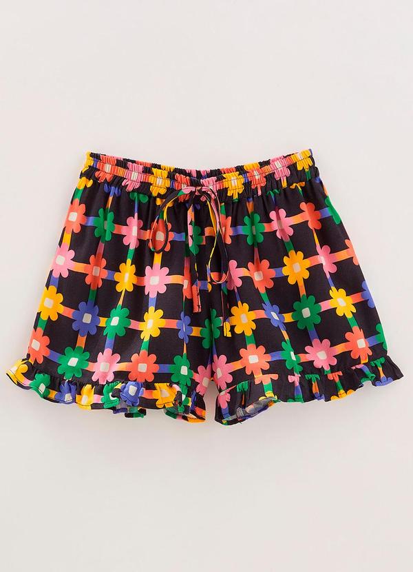 Fábula - Short Ceramica Preto