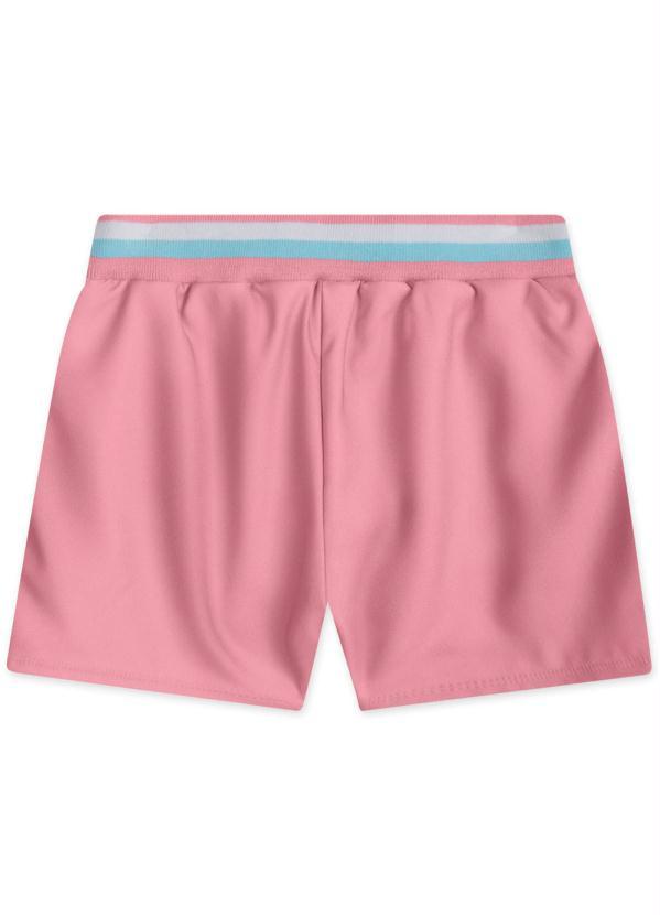 Lilica Ripilica - Short Cetim Menina Rosa 2