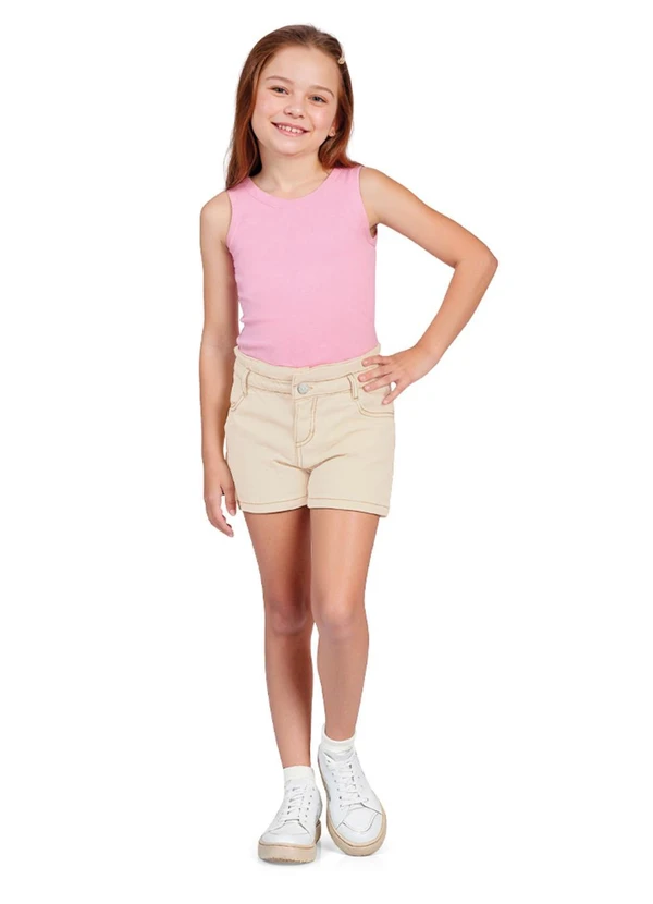 Fkn Play Denim - Short Clochard Jeans Bege