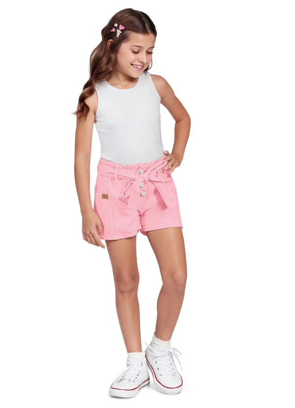 Fkn Play Denim - Short Clochard Sarja Rosa 3