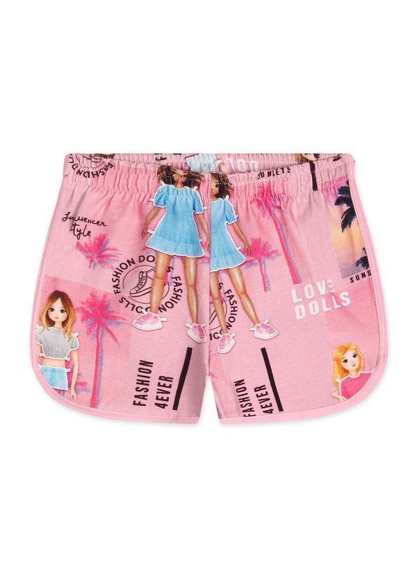 Marisol - Short com Aroma Infantil Feminino Rosa