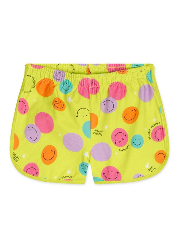 Marisol - Short com Aroma Infantil Feminino Verde
