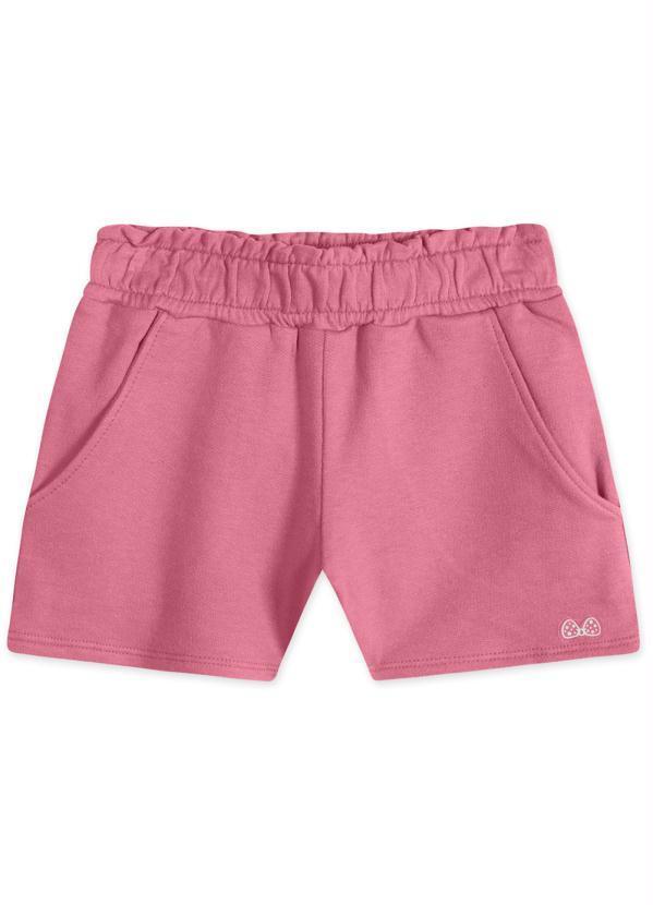 Lilica Ripilica - Short com Aroma Moletom Menina Infantil Rosa