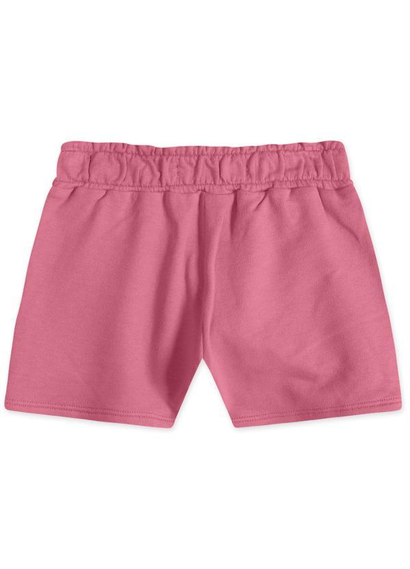 Lilica Ripilica - Short com Aroma Moletom Menina Infantil Rosa 2