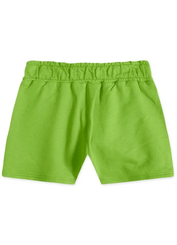 Lilica Ripilica - Short com Aroma Moletom Menina Infantil Verde 2