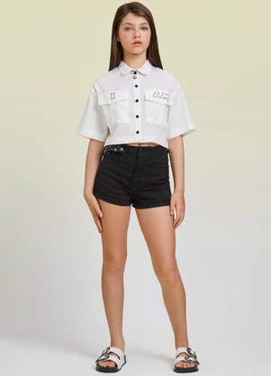 I Am - Short com Lenço Preto - I AM