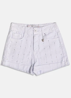 I Am - Short com Strass Branco - I AM