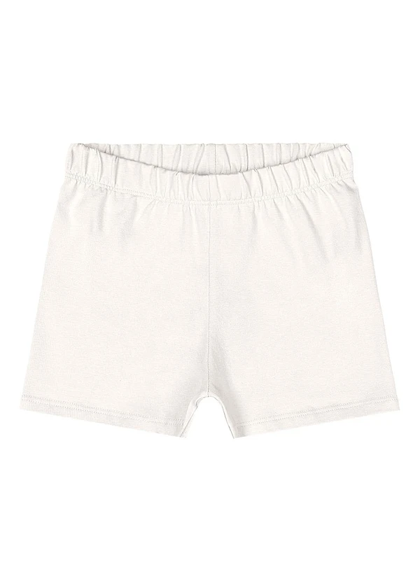 Quimby - Short Cotton Menina Bege