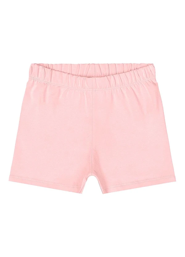 Quimby - Short Cotton Menina Rosa