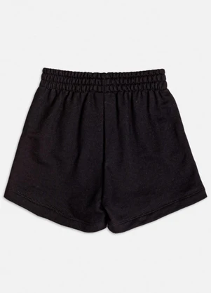 Momi - Short de Moletom Black Preto - MOMI