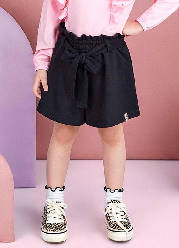 Momi - Short de Moletom Preto