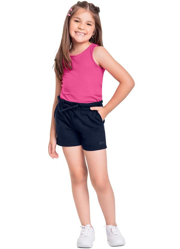 Quimby - Short em Moletom Azul 2