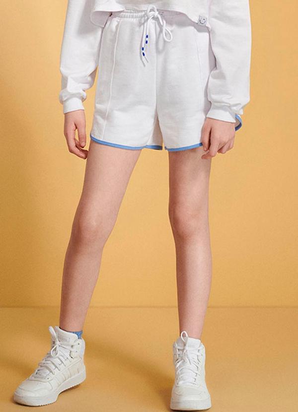 I Am - Short em Moletom Off White