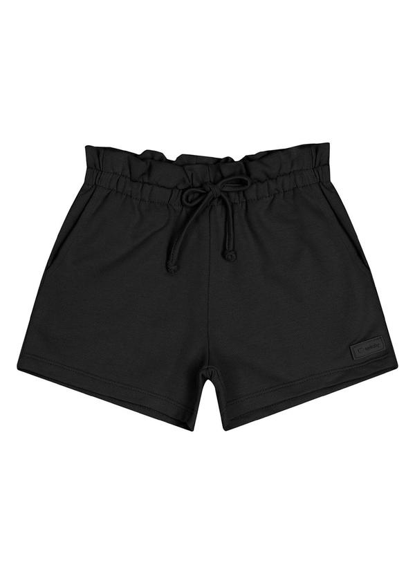 Quimby - Short em Moletom Preto 1