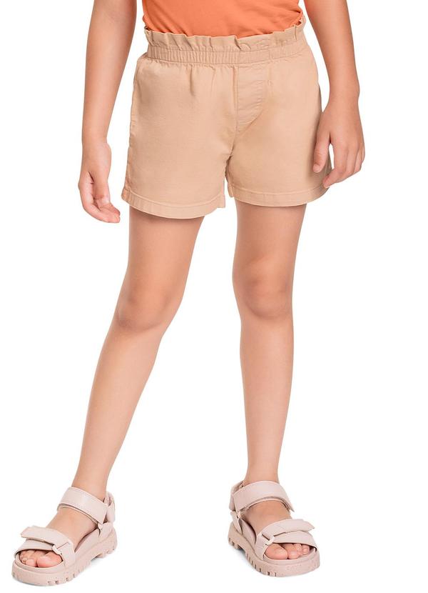 Quimby - Short em Sarja Marrom