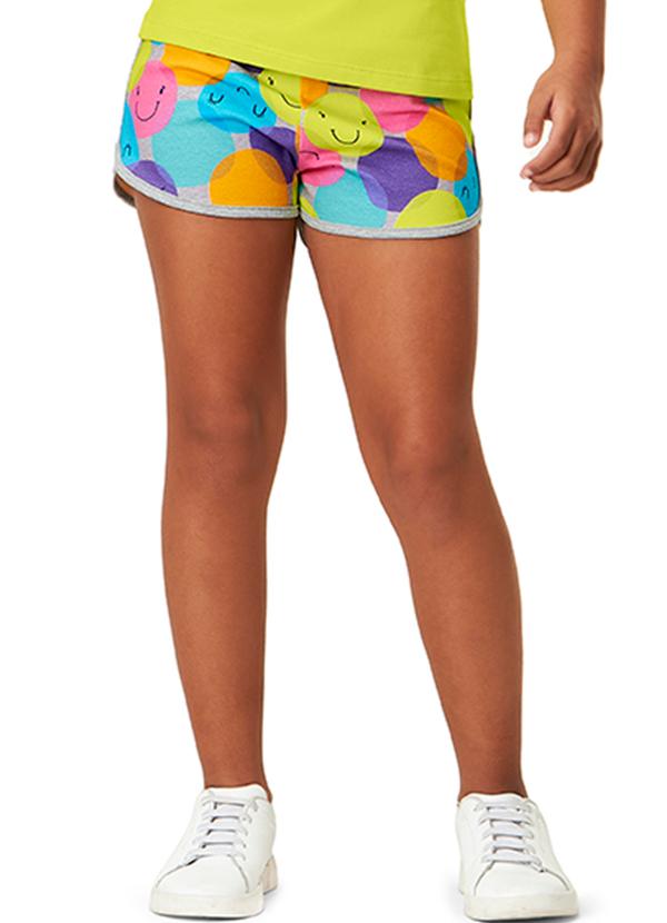 Marisol Play - Short Feminino Infantil Cinza