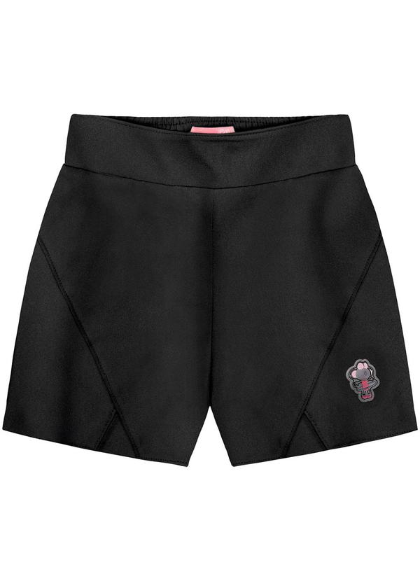Lilica Ripilica - Short Menina Infantil Preto