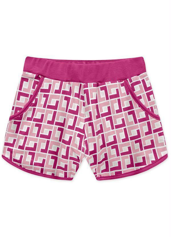 Lilica Ripilica - Short Menina Infantil Rosa