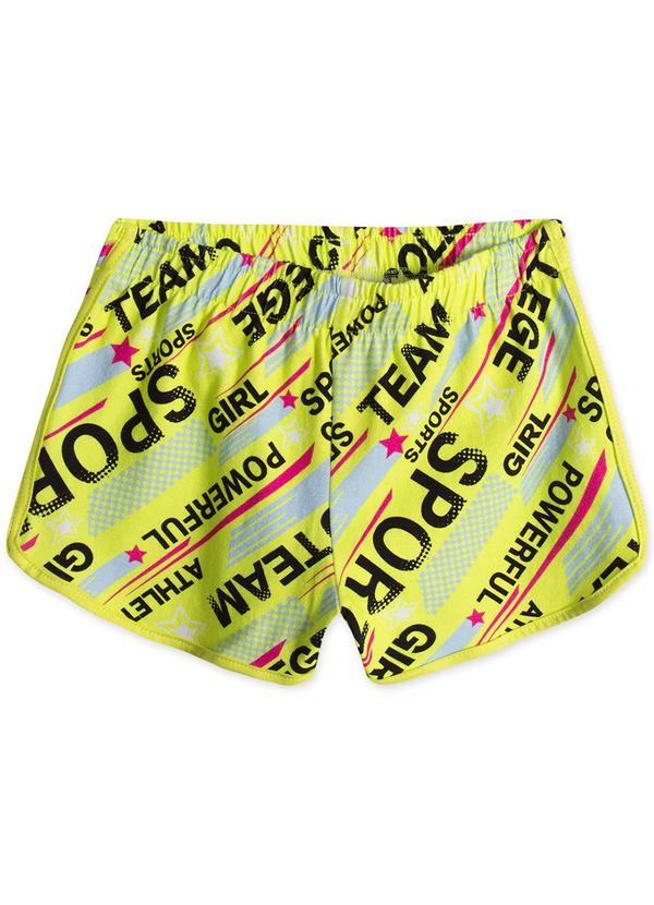 Marisol Play - Short Menina Infantil Verde